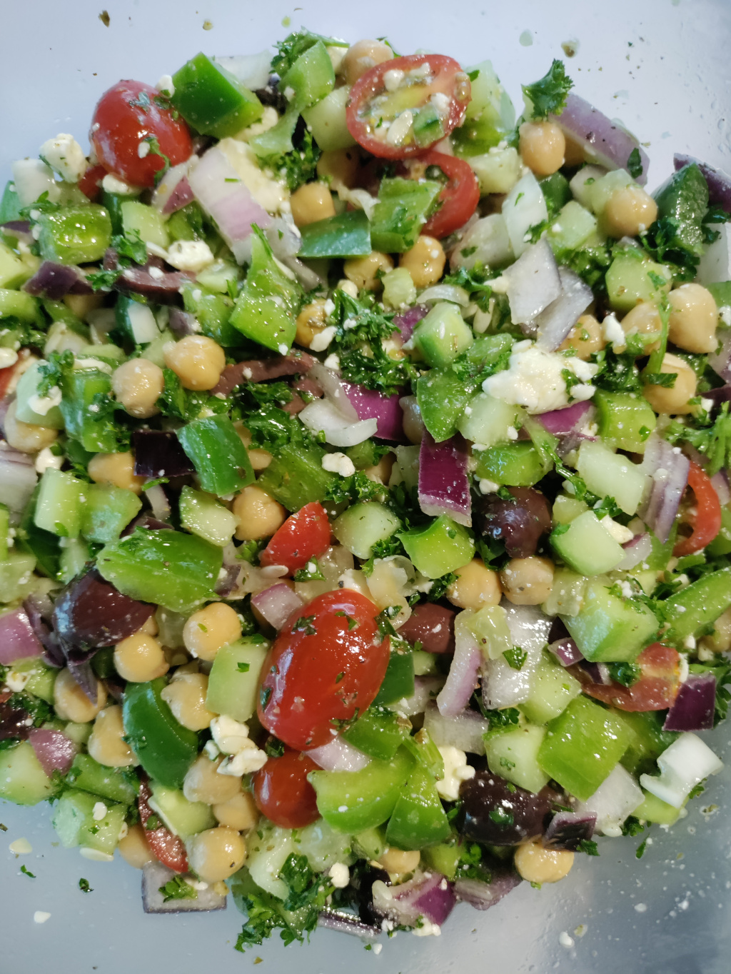 Greek Garbanzo Bean Salad