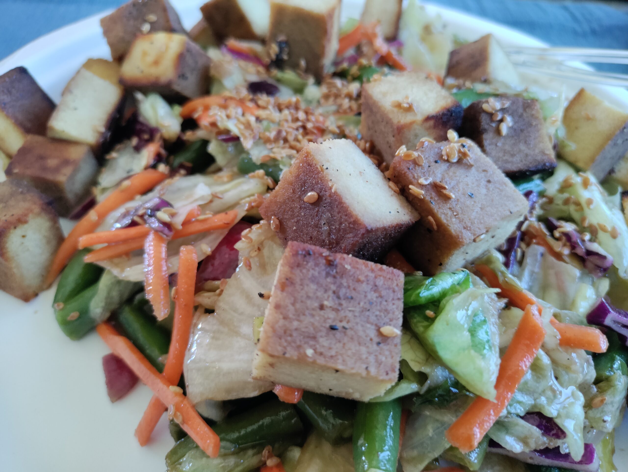 Baked Tofu Hoisin-Sesame Salad